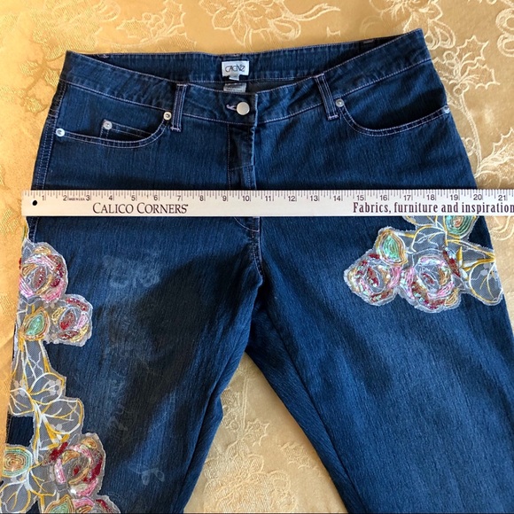 Cache jeans with application - Picture 4 of 7